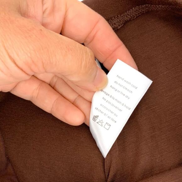 Naked Wardrobe The NW High Waisted Legging Chocolate Brown Size XS NWOT $48 MSRP - Picture 5 of 6